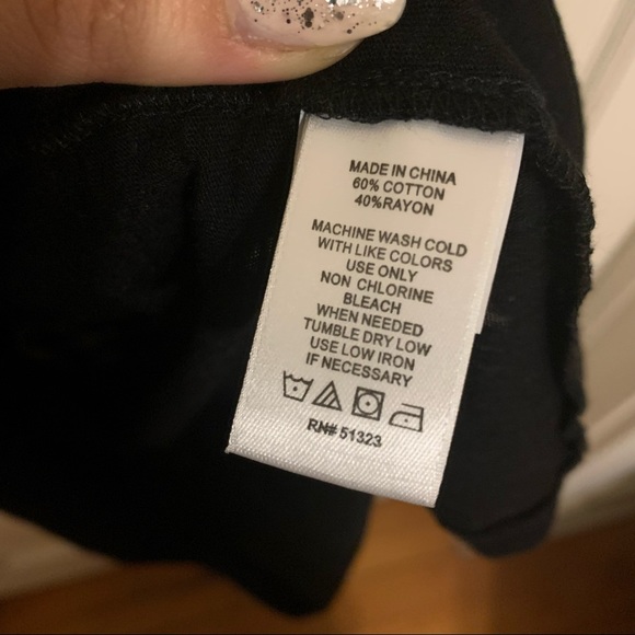 Cece Woman's High Neck Black T-Shirt with Ruffle Frill Polka Dot Sleeve XXS - Picture 5 of 10